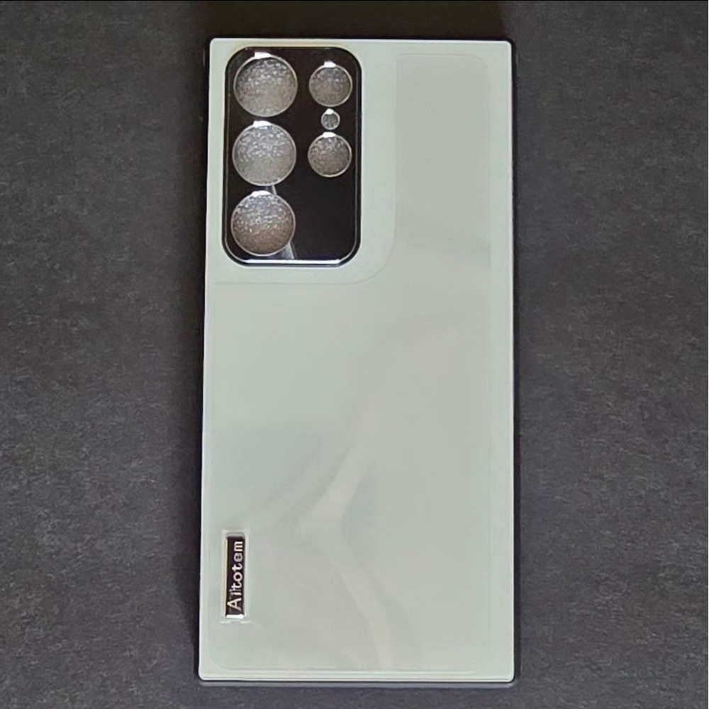 **3/$15** Samsung Galaxy A06 Phone Case White and Chrome Cover